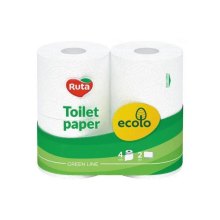 Туалетний папір Ruta Ecolo, двошаровий, 4 рулони (4820023747135)