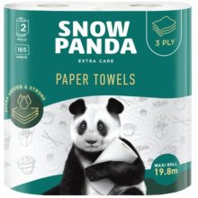 Паперові рушники Сніжна Панда Extra Care, тришарові, 165 аркушів, 2 рулони (4820183971517)