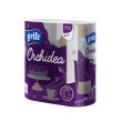 Паперові рушники Grite Orchidea, тришарові, 2 рулони (4770023348415)