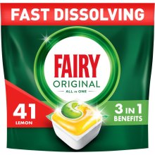Таблетки для посудомийних машин Fairy Original All in One Lemon, 41шт (8700216237239)