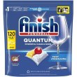 Таблетки для посудомийних машин Finish Quantum All in 1, з ароматом Лимон, 120шт (5908252009671)