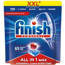 Таблетки для посудомийних машин Finish All in 1, 65шт (5900627066654/5908252011551)