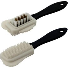 Щітка для взуття Blyskavka, потрійна, для замші, нубуку та велюру (4820055140713)