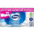 Туалетний папір Zewa Deluxe, тришаровий, 8 рулонів, білий (7322541171739)
