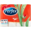 Туалетний папір Perfex Pure White, тришаровий, 24 рулони (8606102287039)