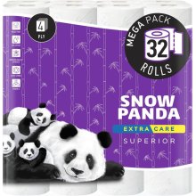 Туалетний папір Сніжна Панда Extra Care Superior, чотиришаровий, 32 рулони (4820183972071)
