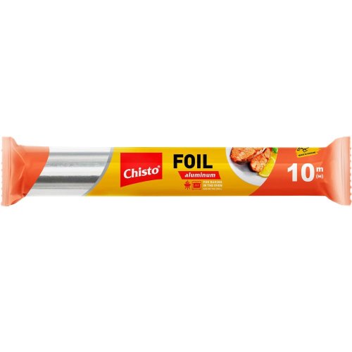 Фольга алюмінієва Chisto, для харчових продуктів, 10м (4823098413684)