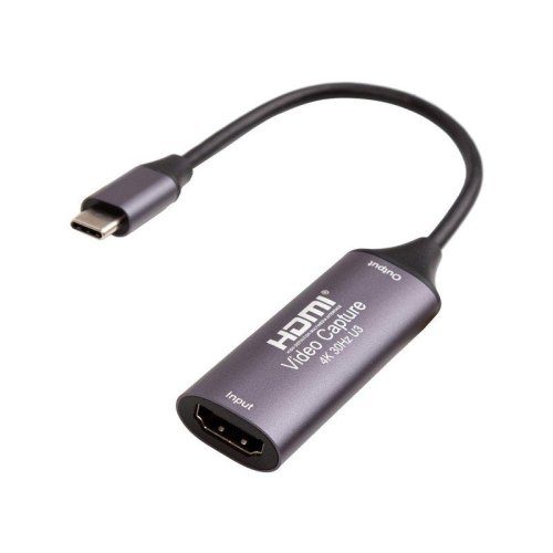 Карта відеозахоплення PowerPlant HDMI (F) - 3.0 USB Type-C (M) (HDVC2-C)