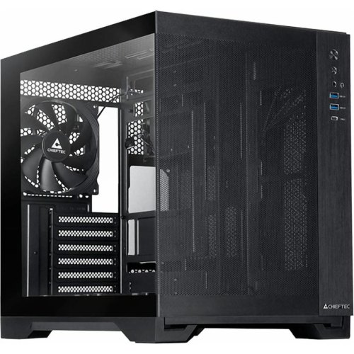 Корпус Chieftec VISIO AIR, ATX, без БЖ, чорний (GM-30B-M-OP)