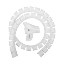 Кабельний органайзер HiSmart HS083250, 30мм, білий