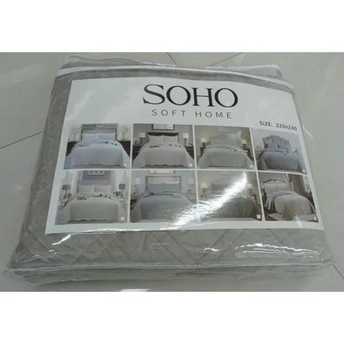 Покривало SOHO, 220x240см, VELVET Vip Romb Ivory (A120125)