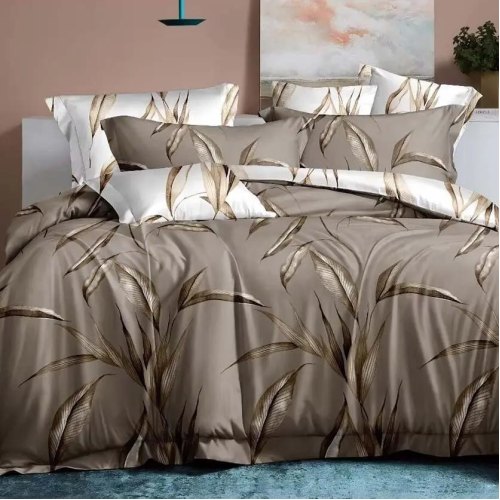 Комплект постільної білизни SOHO Євро Lounge, 200x230см, Leaves Bronze (A130174)