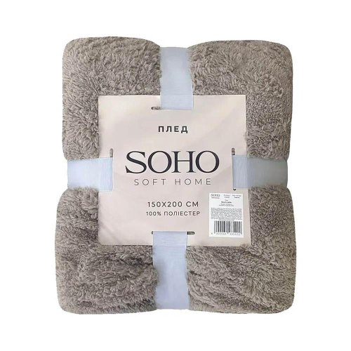 Плед SOHO, 150x200см, Rasch Latte (A120057)