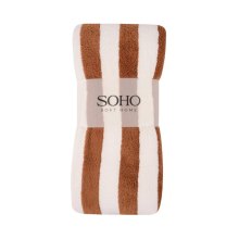 Рушник SOHO, 50x70см, мікрофібра, Stripe Cofee (50*70 см Stripe Cofee)