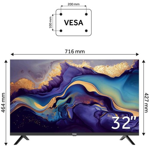 Телевізор HAIER H32K801G