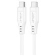 Кабель Acefast C3-03, USB 2.0, USB-C to USB-C, 1.2м, 3.0A, TPE, білий (6974316280859)