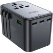 Мережевий зарядний пристрій Acefast Z1, 5xUSB (3xUSB-C/2xUSB-A), 75W, GaN, швидка зарядка (6974316282495)