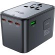 Мережевий зарядний пристрій Acefast Z1, 5xUSB (3xUSB-C/2xUSB-A), 75W, GaN, швидка зарядка (6974316282495)