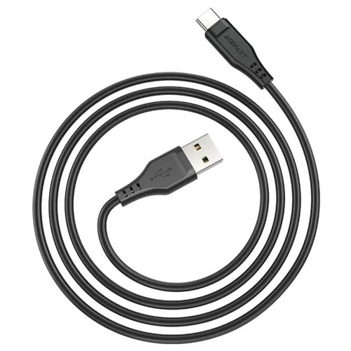 Кабель Acefast C3-04, USB-A to USB-C, USB 2.0, 1.2м, 3.0A, TPE, чорний (6974316280866)