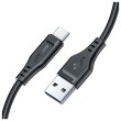 Кабель Acefast C3-04, USB-A to USB-C, USB 2.0, 1.2м, 3.0A, TPE, чорний (6974316280866)