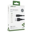 Кабель Acefast C3-02, USB 2.0, USB-A to Lighting, 1.2м, 2.4A, TPE, чорний (6974316280828)