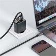 Кабель Acefast C13-04, USB-A/USB-C to USB-C, USB 2.0, 1.2м, 20V, 3.0A, чорний (6974316282334)