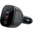 Автомобільний зарядний пристрій Acefast B14, 165W, 3xUSB (2xUSB-C/1xUSB-A) (6974316282938)