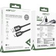 Кабель Acefast C20-04, USB-A M to Type-C M, USB 2.0, 1.2м, 3.0A, чорний (6974316283782)