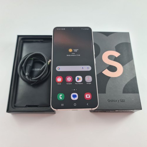 Смартфон Samsung Galaxy S22 (S901B) 256Gb Pink (SM-S901BIDGSEK) USED **