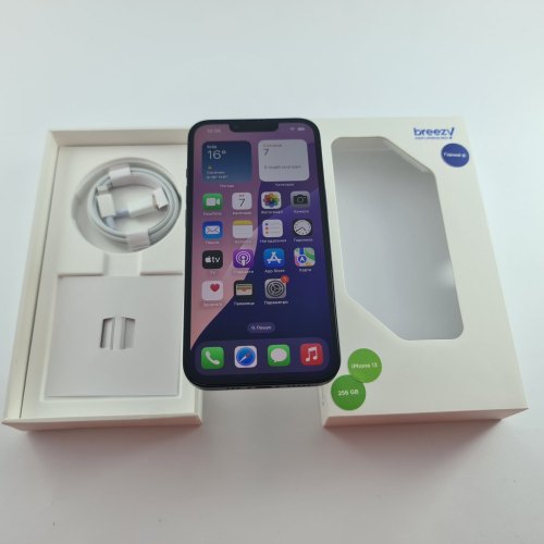 Смартфон iPhone 13 256GB Midnight, Model A2633 USED **