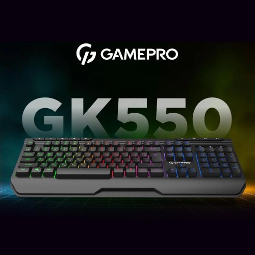 Клавіатура дротова GamePro GK550 USB Black (GK550)