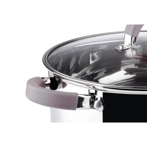 Каструля Ringel Meyer, 22см, 4.2л, нержавіюча сталь, з кришкою (RG-2008-22)