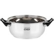 Каструля Bravo Chef, 20см, 2.3л, бакелітові ручки, з кришкою (BC-2002-20)