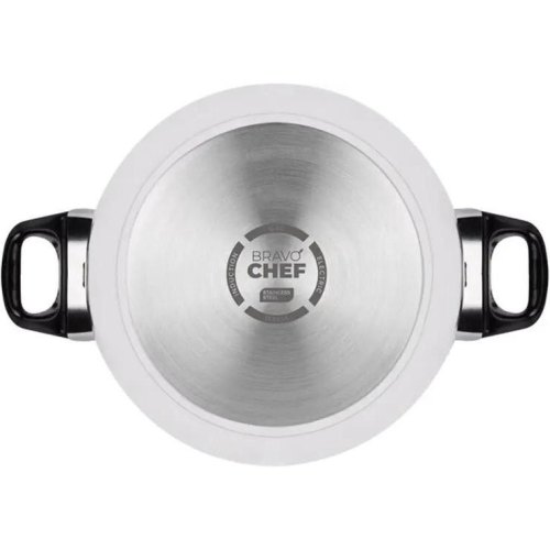 Каструля Bravo Chef, 20см, 2.3л, бакелітові ручки, з кришкою (BC-2002-20)