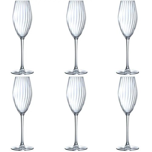 Набір келихів Luminarc Serena Line, 6шт, 200мл, для шампанського (V8479)