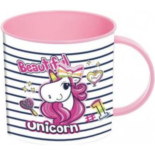 Чашка дитяча Herevin Unicorn, 280мл, пластик, рожева (161928-003)