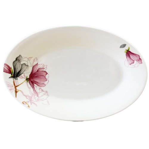 Блюдо Limited Edition Magnolia, 25.5х16.5см, овальне, порцеляна (YF6023-5)