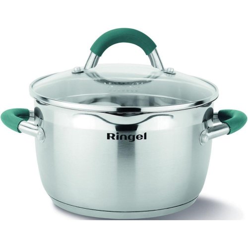 Каструля Ringel EXPERT, 18см, 2.5л, нержавіюча сталь, з кришкою (RG 2018-18)