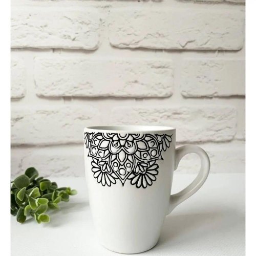 Чашка Limited Edition Kora, 330мл, кераміка, біла (JH1471-6)