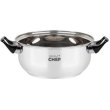 Каструля Bravo Chef, 22см, 3.5л, бакелітові ручки, з кришкою (BC-2002-22)