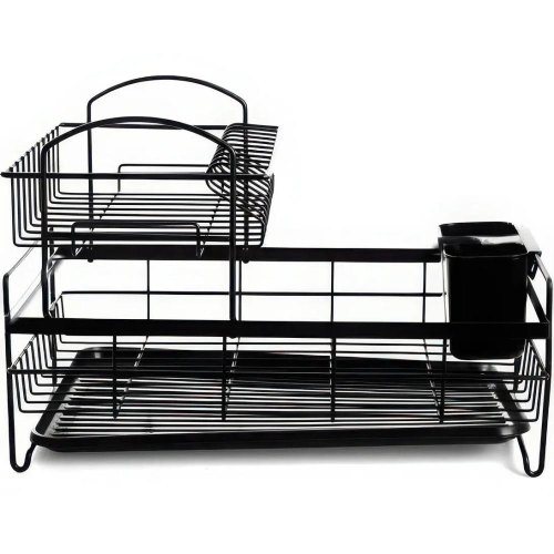 Сушарка для посуду Ringel Raum, багатофункціональна, залізо, чорна (RG-022b)