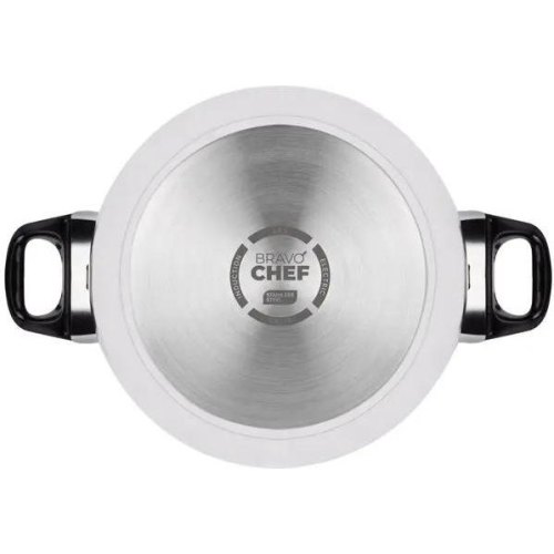 Каструля Bravo Chef, 18см, 1.6л, бакелітові ручки, з кришкою (BC-2002-18)