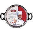 Каструля Bravo Chef, 18см, 1.6л, бакелітові ручки, з кришкою (BC-2002-18)
