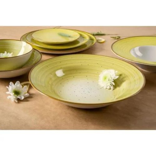 Тарілка обідня Ipec Terra, 26см, кам'яна кераміка, кругла (30905288)