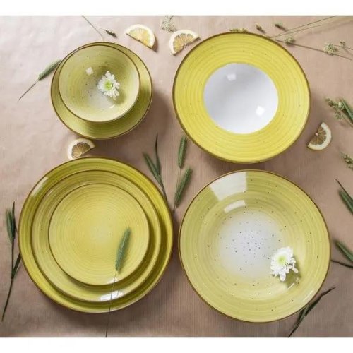 Тарілка обідня Ipec Terra, 26см, кам'яна кераміка, кругла (30905288)