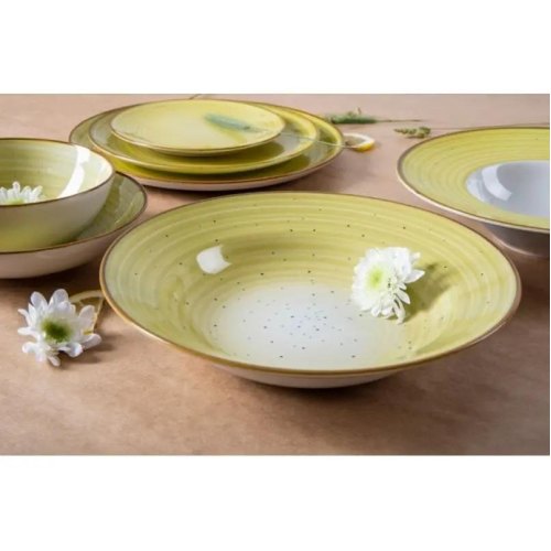 Тарілка десертна Ipec Grano, 20см, кам'яна кераміка, кругла (30905189)