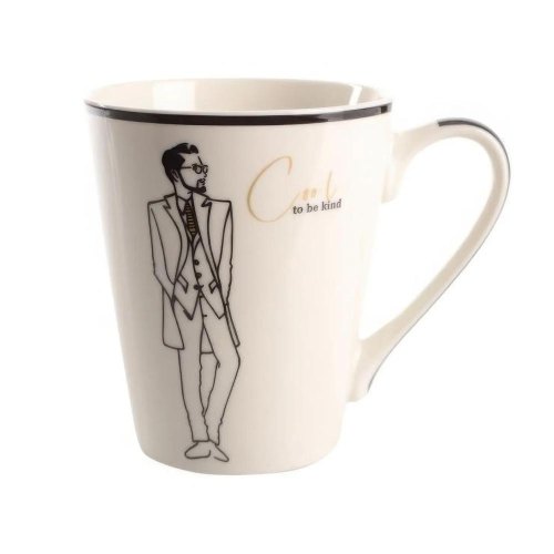 Чашка Limited Edition Couture B, 300мл, порцеляна, біла з малюнком (B02-E0824B)