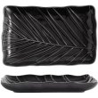 Блюдо Limited Edition Leaf Black, 24.5х17см, прямокутне, порцеляна (B010786)