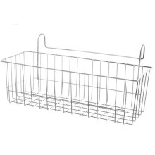 Кошик для зберігання Ringel Raum, прямокутний, навісний, залізо, білий (RG-003w)