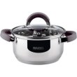 Каструля Ringel Meyer, 16см, 1.6л, нержавіюча сталь, з кришкою (RG-2008-16)
